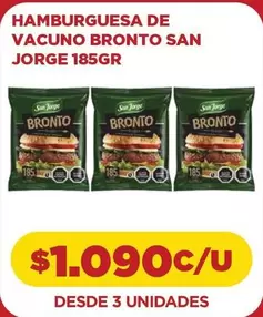 San Jorge - Hamburguesa De Vacuno Bronto