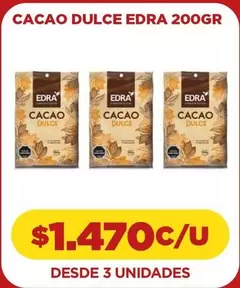 Cacao Dulce Edra