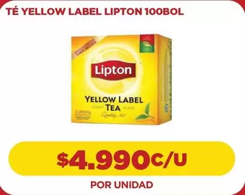 Lipton - Té Yellow Label 100Bol