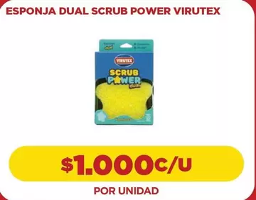 Virutex - Esponja Dual Scrub Power