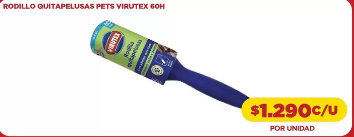 Virutex - Rodillo Quitapelusas Pets Viruttex 60H