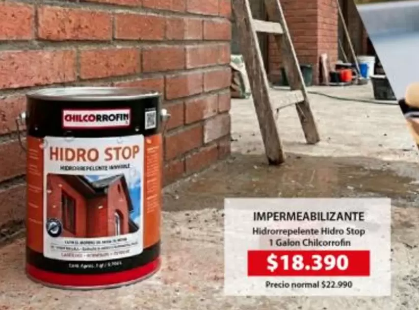 Chilcorrofin - Impermeabilizante