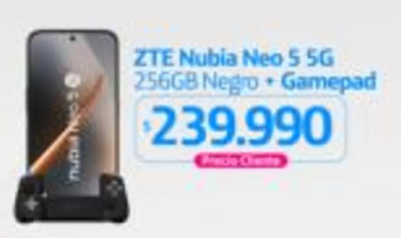 ZTE - Nubia Neo 5g 256gb Negro + Gamepad