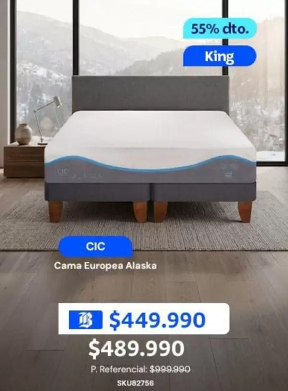 Cic - Cama Europea Alaska