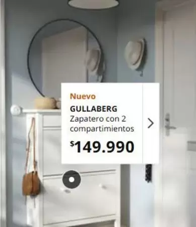 Zapatero Con 2 Compartimientos