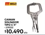 Hela - Caiman Soldador Tipo C 11"