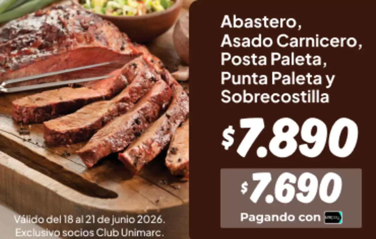 Club - Abastero, Asado Carnicero, Posta Paleta, Punta Paleta Y Sobrecostilla