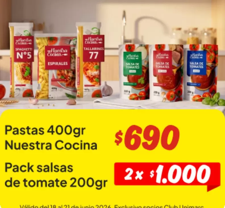 Club - Pastas Nuestra Cocina