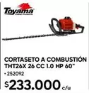 Toyama - Cortaseto A Combustion ThT26X 26 Cc 1.0 HP 60"