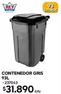 Rey - Contenedor Gris