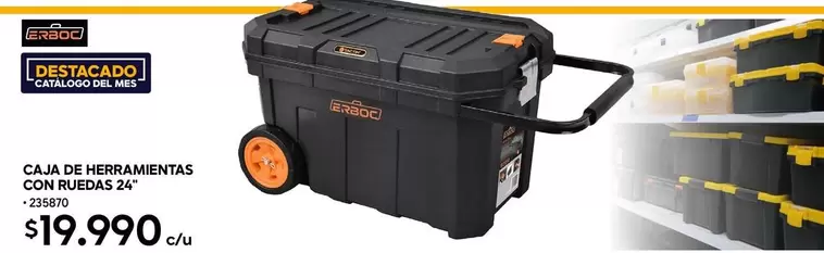 Caja De Herramientas Con Ruedas 24"