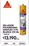 Sika - Sellador Poliuretano FC Blanca