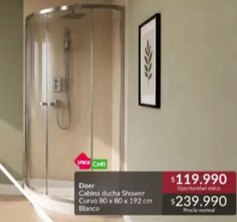 Dorer Clubina Ducha Shower Curvo
