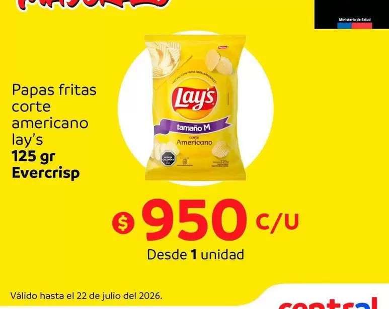 Lay's - Papas Fritas Corte Americano