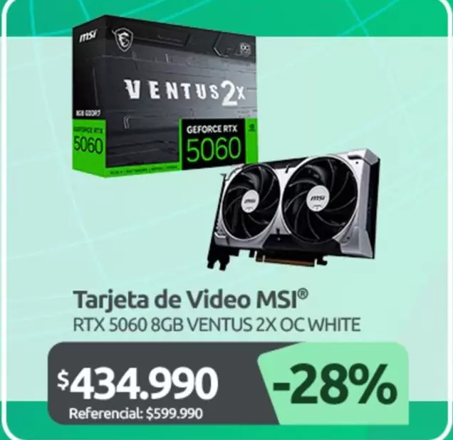 MSI - Tarjeta De Video