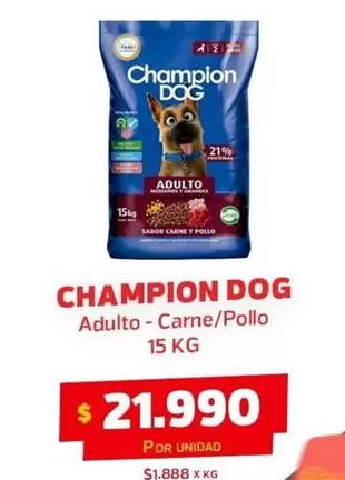 Champion Dog - Adulto Carne