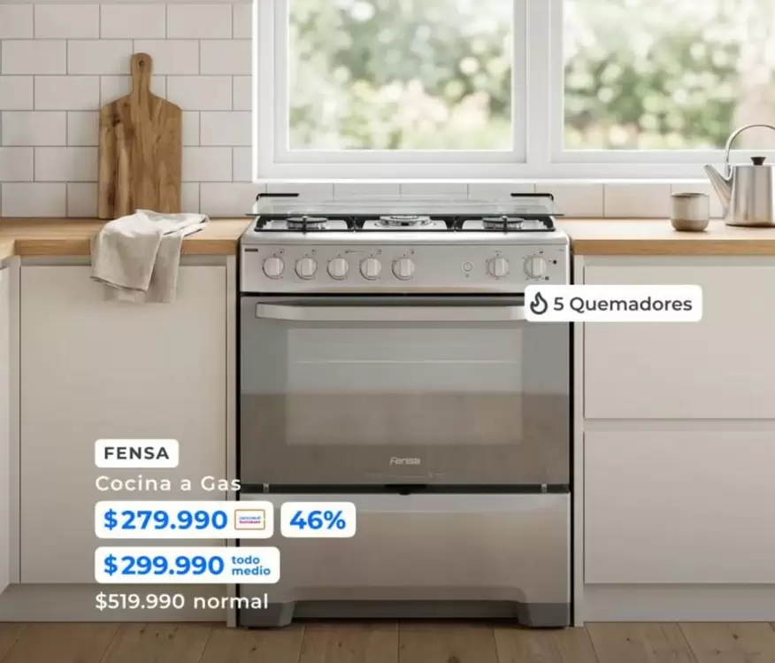 Fensa - Cocina A Gas
