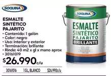 Soquina - Esmalte Sintetico Pajarito