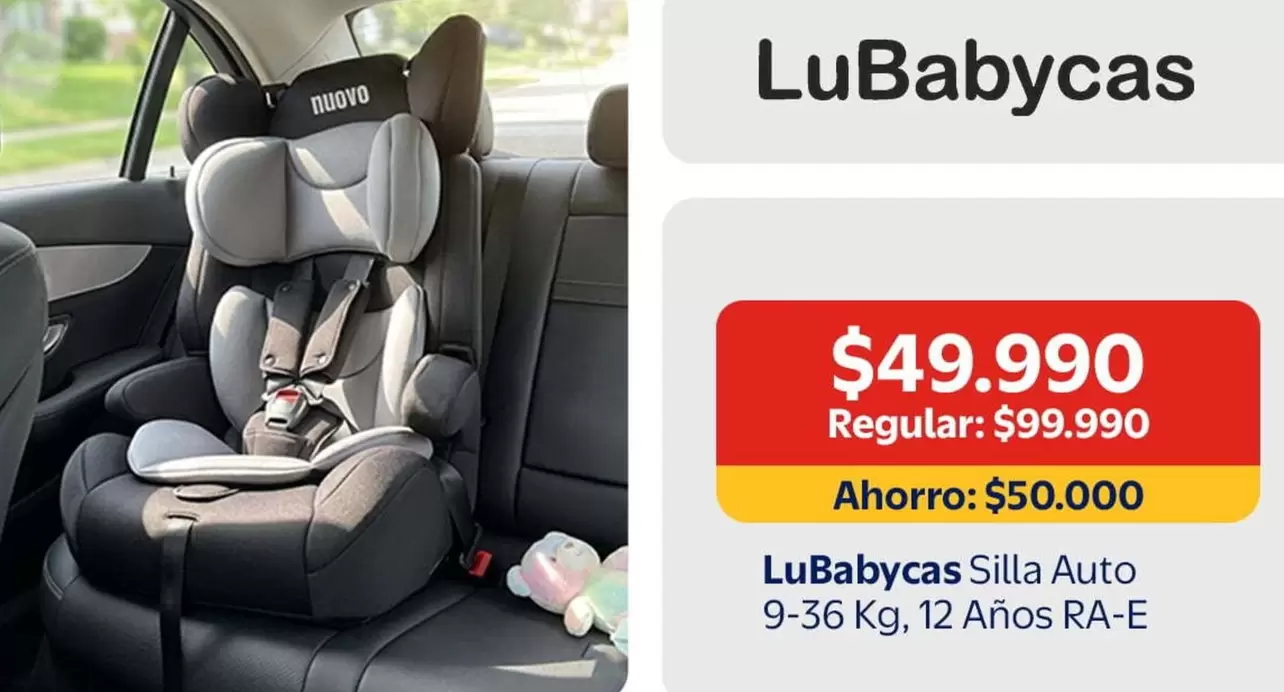 Lubabycas Silla Auto