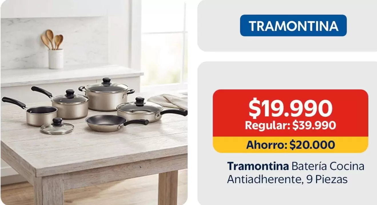 Tramontina - Batería Cocina Antiadherente