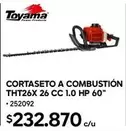 Toyama - Cortaseto A Combustion ThT26X 26 Cc 1.0 Hp 60"