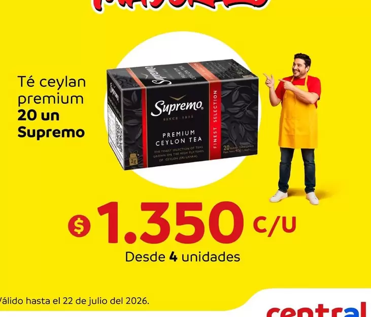 Ceylán - Té Premium 20 Un