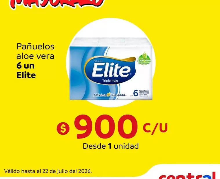 Elite - Panuelos Aloe Vera