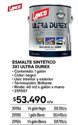 Lanco - Esmalte Sintetico 3x Ultra Durex