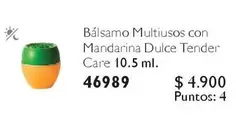 Care+ - Bálsamo Multiusos Con Mandarina Dulce Tender Care 10.5 Ml.