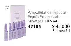 Novage - Ampolletas De Péptidos Exprés Proceuticals
