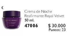 Royal - Crema De Noche Reafirmante  Velvet