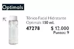 Optimals - Tonico Facial Hidratante