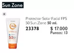 Protector Solar Facial Fps 50 Sun Zone 50 Ml. 23378