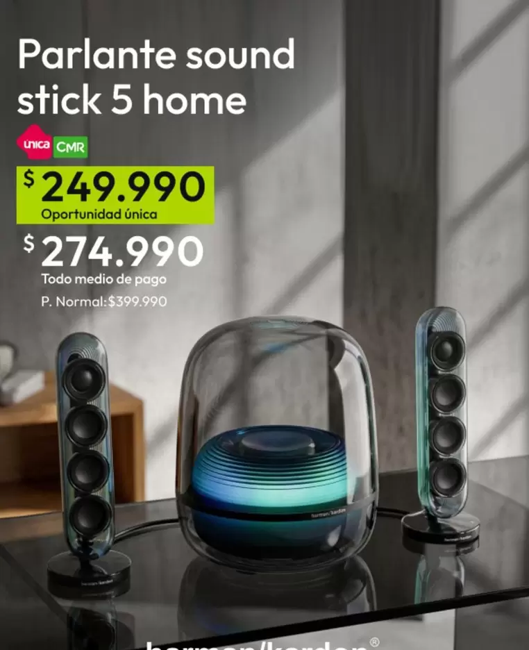parlante sound stick 5 home