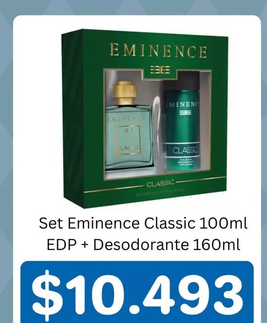 Eminence - Set Classic 100ml Edp + Desodorante 160ml