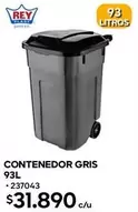 Rey - Contenedor Gris