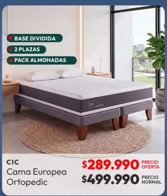 Cic - CIC CAMA EROPEADORTOPEDIC