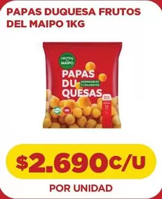 Frutos del Maipo - Papas Duquesa Frutos Del Maipo