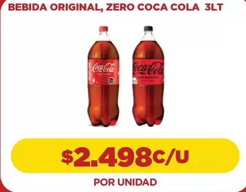 Coca Cola - Bebida Original, Zero
