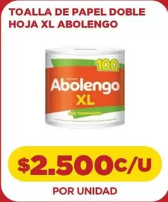 Abolengo - Toalla De Papel Doble Hoja Xl