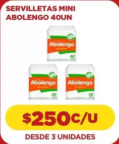 Abolengo - Servilletas Mini