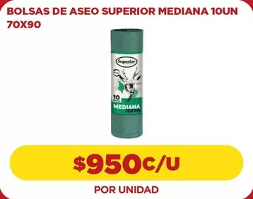Superior - Bolsas De Aseo Mediana 10un