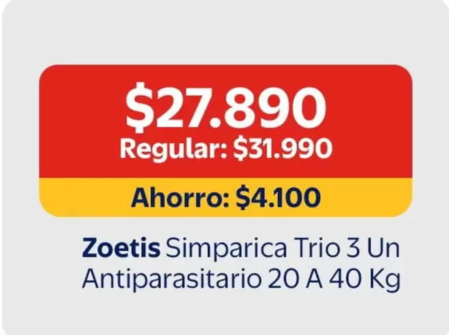 Trio - Zoctis Simparica 3 Un