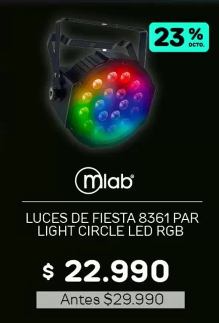 Fiesta - Luces De 8361 Par Light Circle Led Rgb