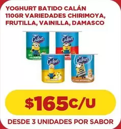 Calán - Yoghurt Batido Calàn 110gr Variedades