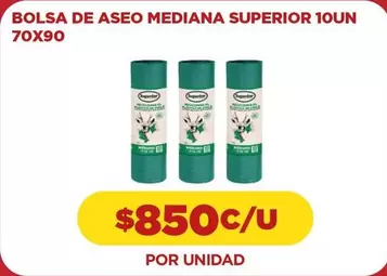 Superior - Bolsa De Aseo Mediana