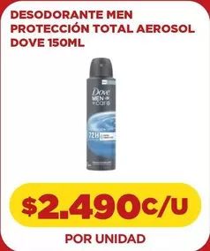 Dove - Desodorante Men Proteccion Total Aerosol
