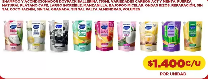 Ballerina - Shampoo Y Accruec/damagar Dolpack