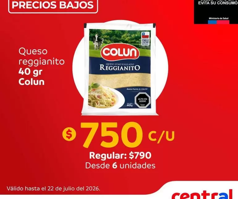 Colun - Queso Reggianito
