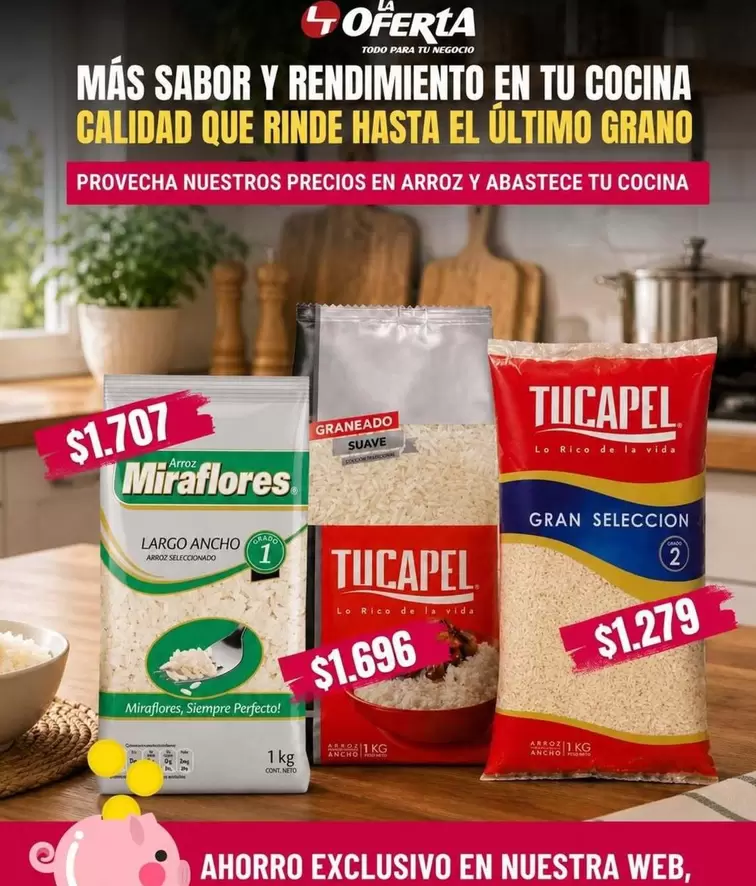 Miraflores - Mas Sabor Y Rendimiento En Tu Cocina Calida Que Rinde